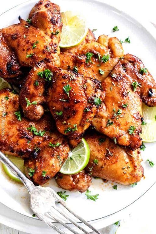 Honey Mustard Glazed Seasoned Chicken