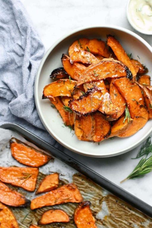 Honey Roasted Sweet Potatoes with Thyme