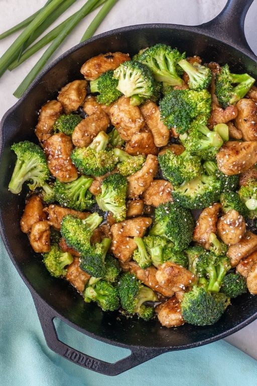 Honey Sesame Chicken and Broccoli Stir-Fry