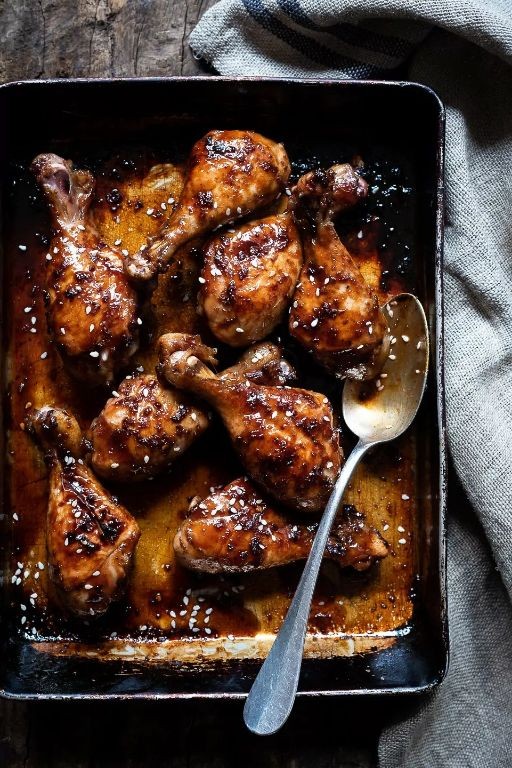 Honey Soy Glazed Chicken Legs