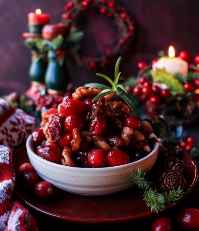 Honey Walnut Cranberry Relish