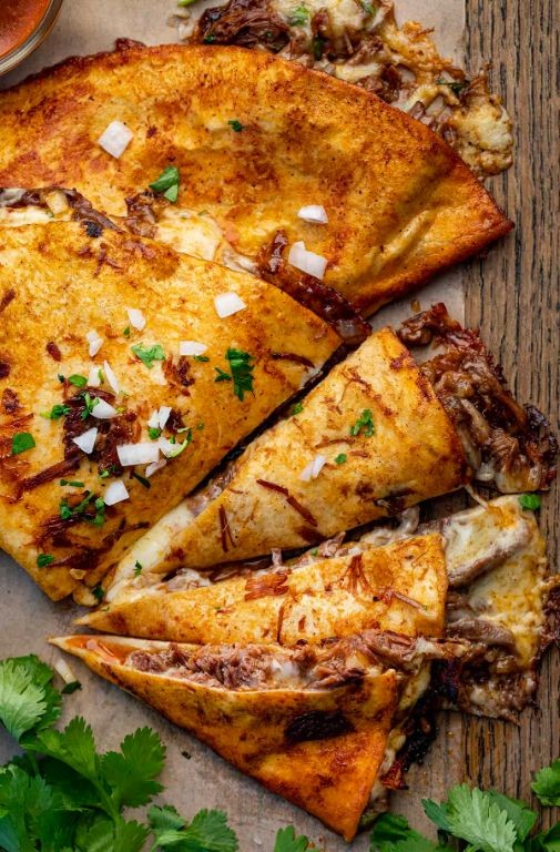 Hot Brown Quesadilla