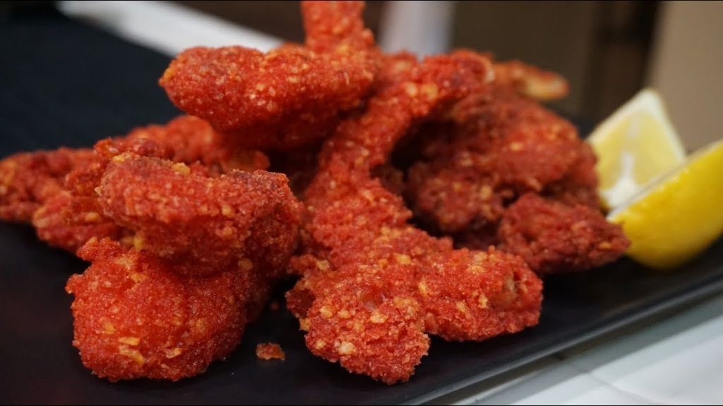 Hot Cheeto Breaded Shrimp