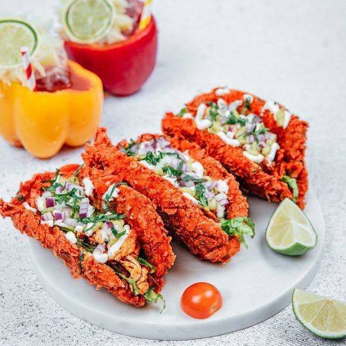 Hot Cheeto Fish Tacos