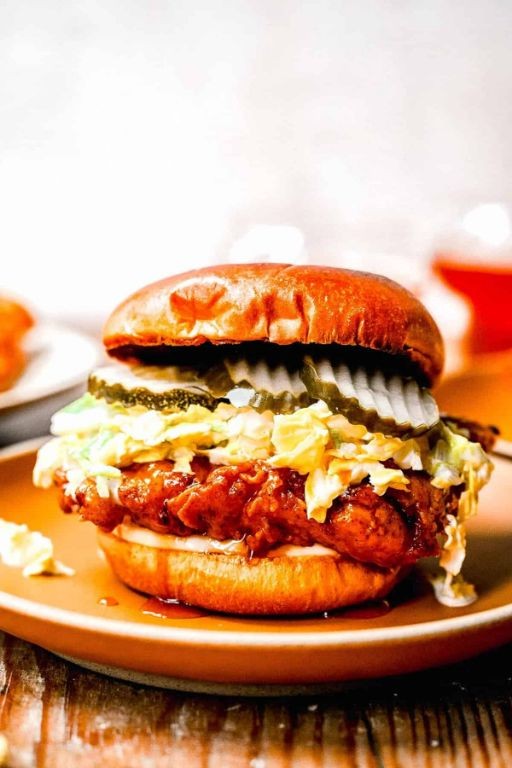 Hot Honey Fried Chicken Sandwich