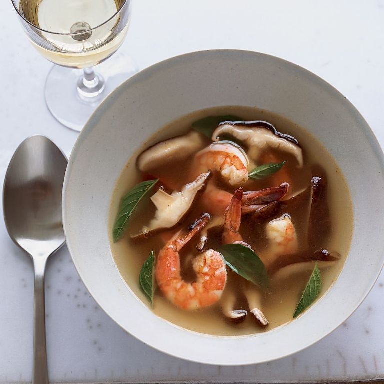 Hot and Sour Shrimp Soup
