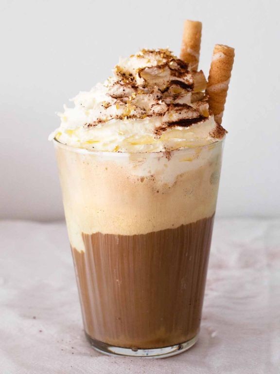 Iced Espresso with Whipped Cream
