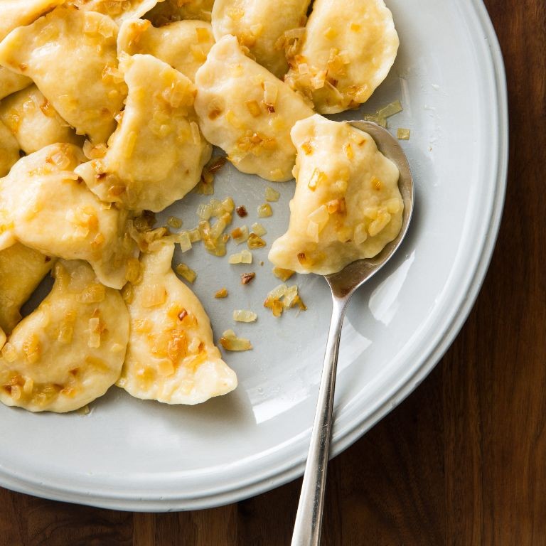 Idaho Potato and Cheddar Pierogies