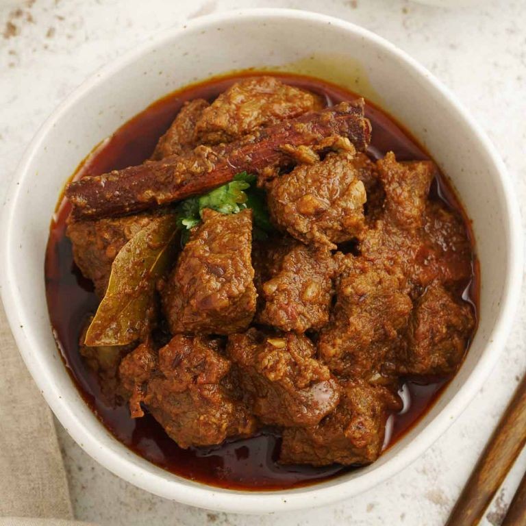 Indian Beef Stew with Ginger and Garlic