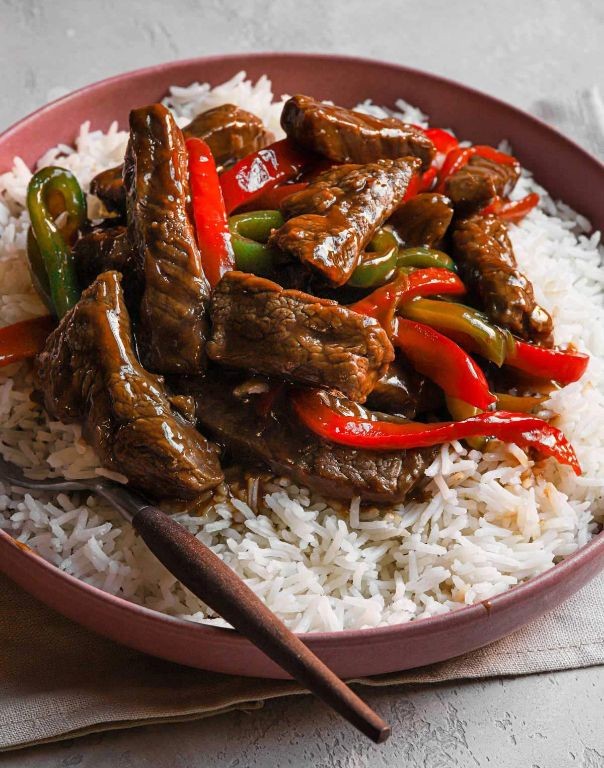 Indian Beef Stir-Fry with Bell Peppers