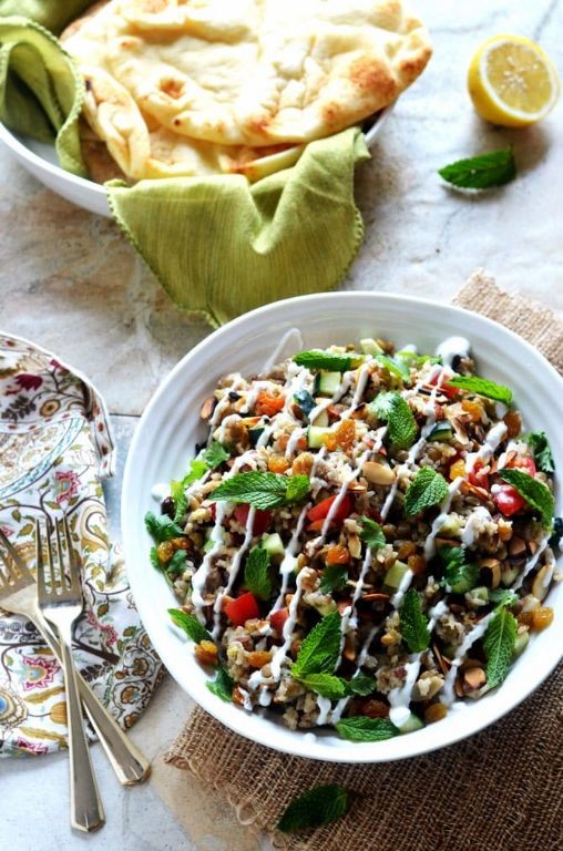 Indian-Spiced Lentil Bowl with Basmati Rice