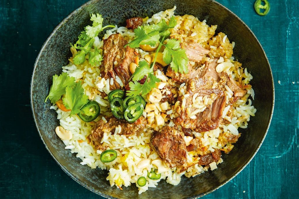 Indian-style Beef Biryani