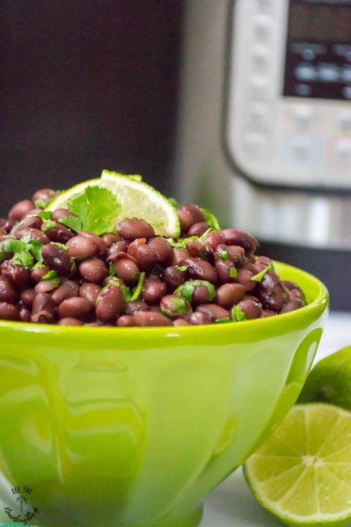 Instant Pot Cilantro Lime Black Beans