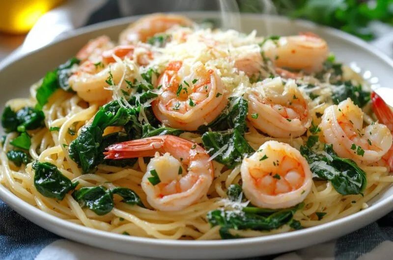 Instant Pot Lemon Garlic Shrimp Pasta