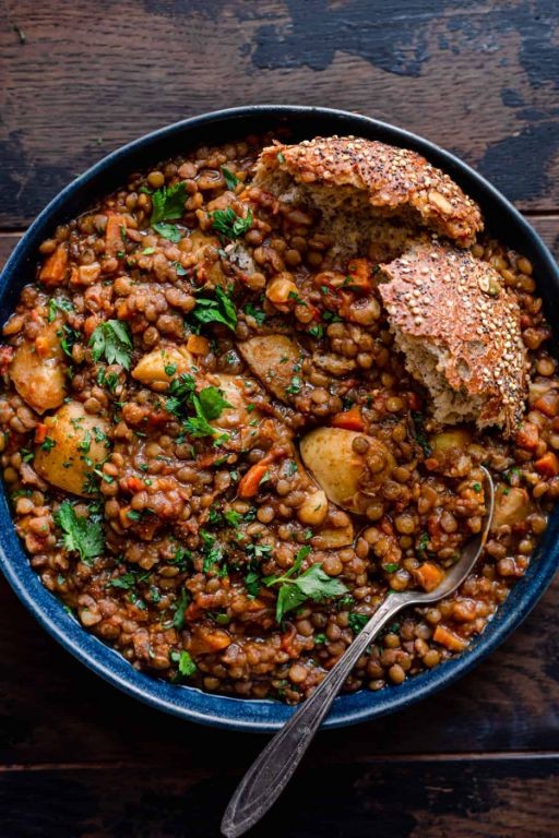 Instant Pot Lentil and Vegetable Stew