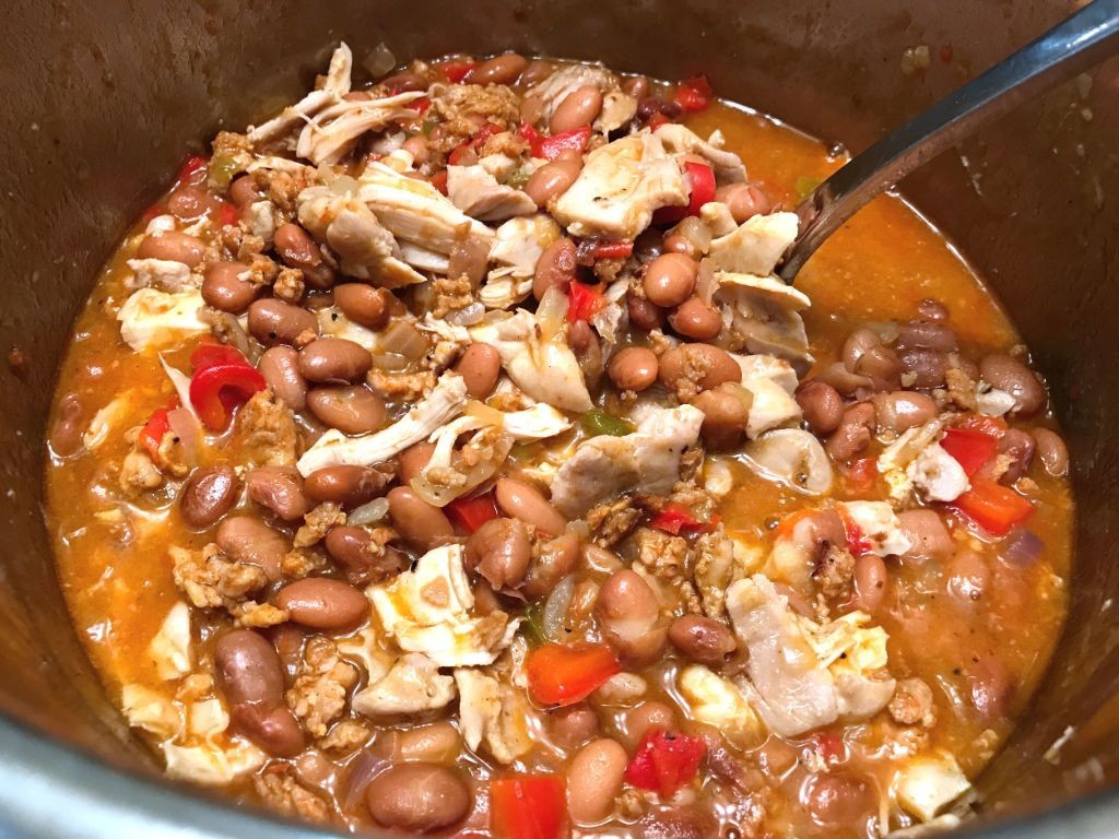 Instant Pot Mexican Chicken Thighs and Beans