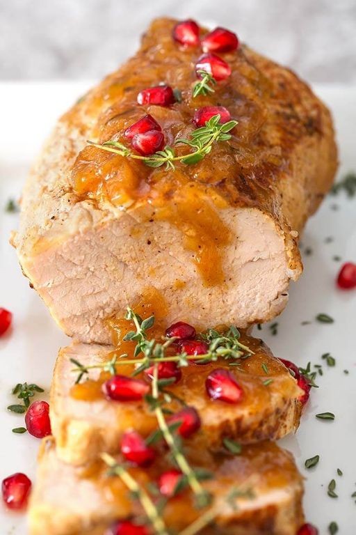 Instant Pot Pork Tenderloin with Apples