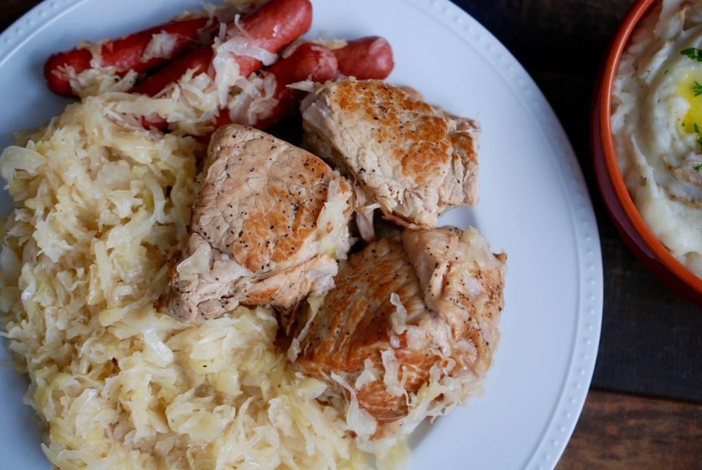 Instant Pot Pork and Sauerkraut