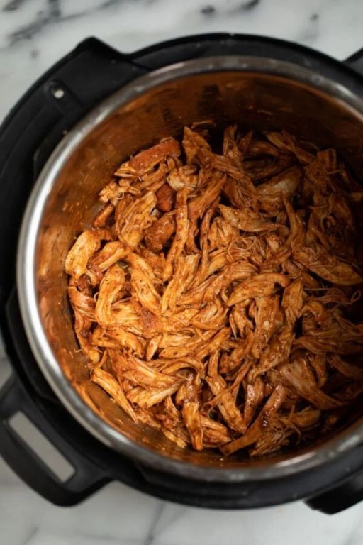 Instant Pot Shredded Chicken Enchiladas