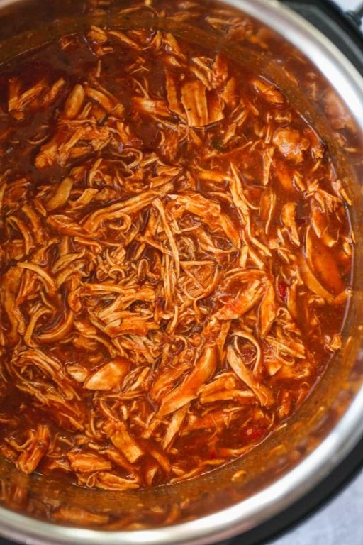 Instant Pot Shredded Chicken Fajitas