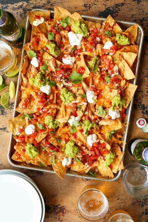 Instant Pot Shredded Chicken Nachos
