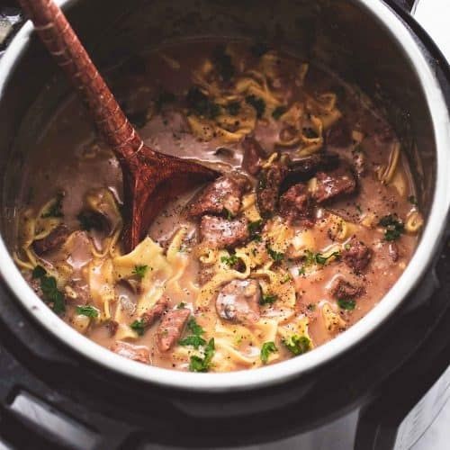 Instant Pot Steak Stroganoff