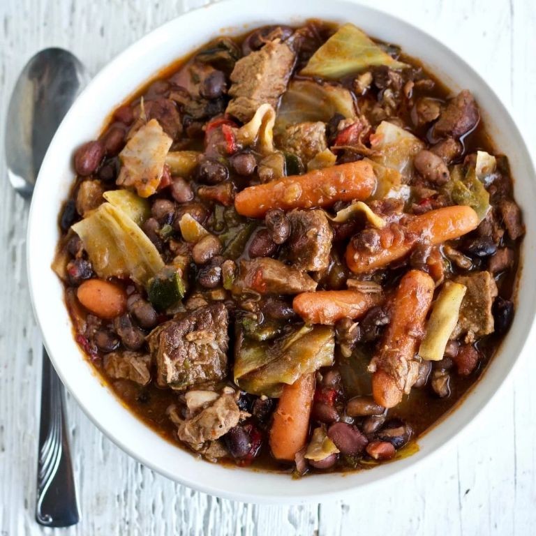Instant Pot Steak and Black Bean Stew