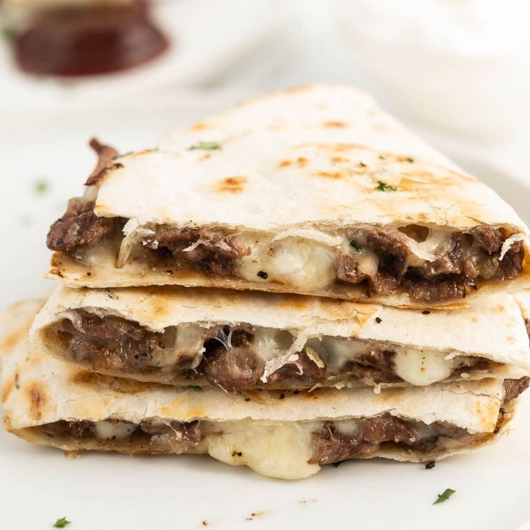 Instant Pot Steak and Cheese Quesadillas