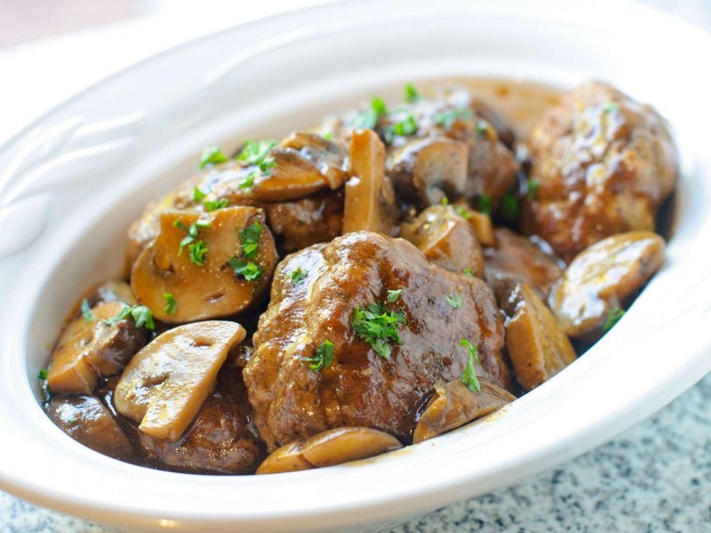 Instant Pot Steak and Mushroom Gravy