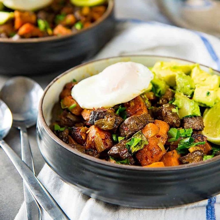 Instant Pot Steak and Sweet Potato Hash