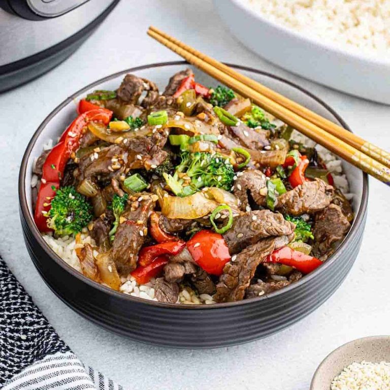 Instant Pot Steak and Vegetable Stir-Fry