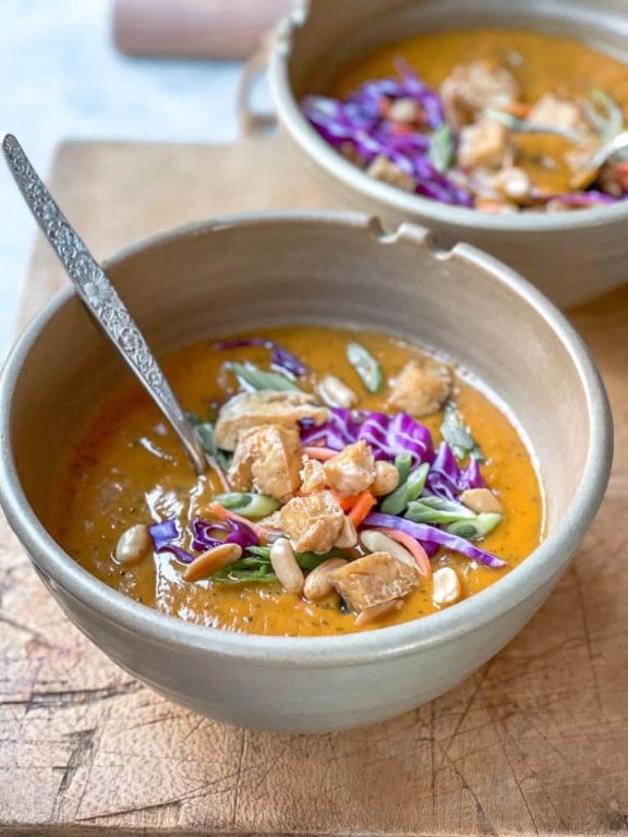 Instant Pot Thai Coconut Vegetable Soup