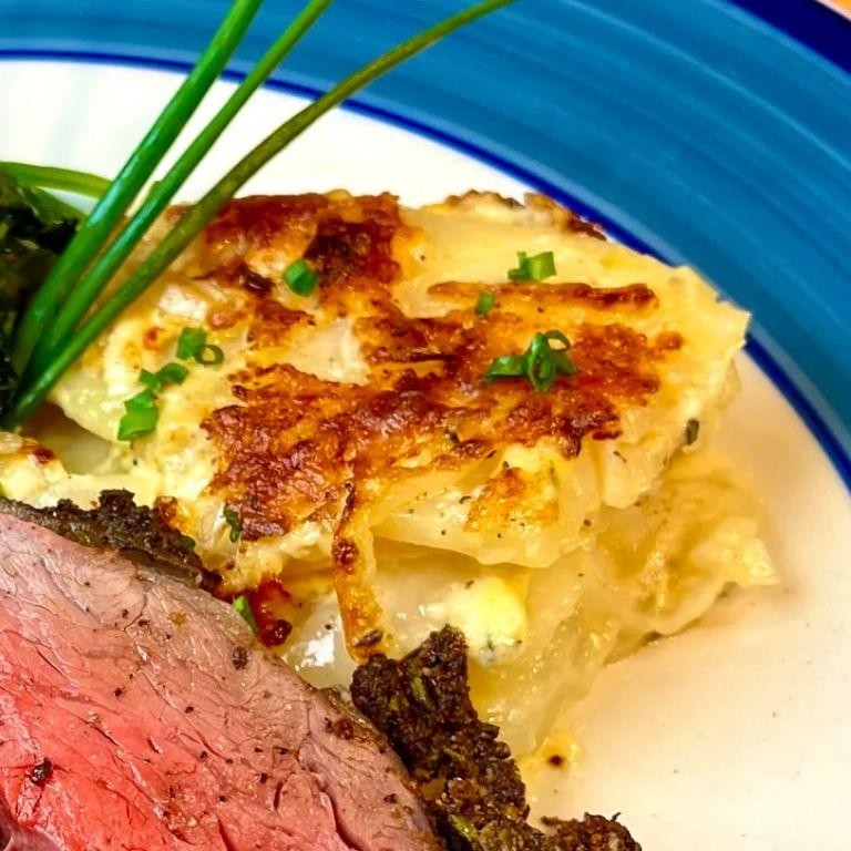 Irish Potato and Cheese Gratin