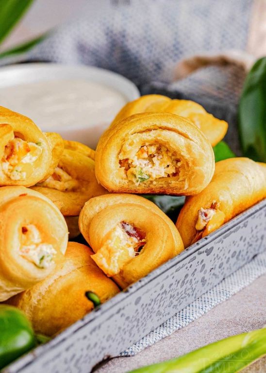Jalapeño Popper Chicken Crescent Rolls