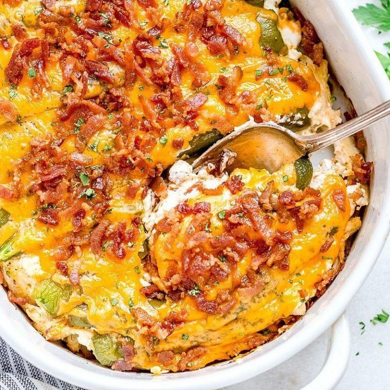 Jalapeño Popper Chicken and Potato Bake