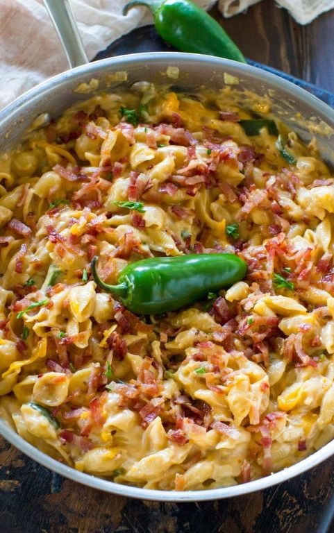Jalapeño Popper Pasta Zero with Bacon