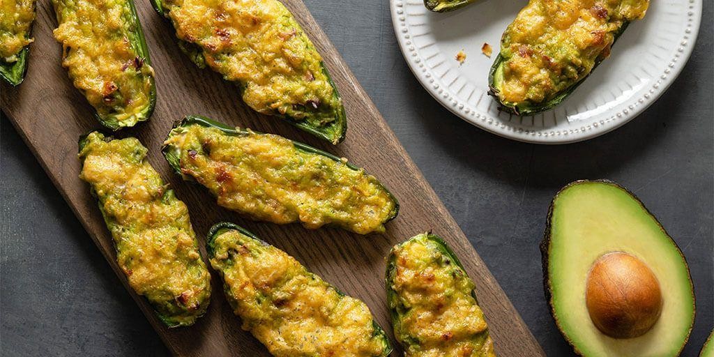 Jalapeño Popper Stuffed Avocado