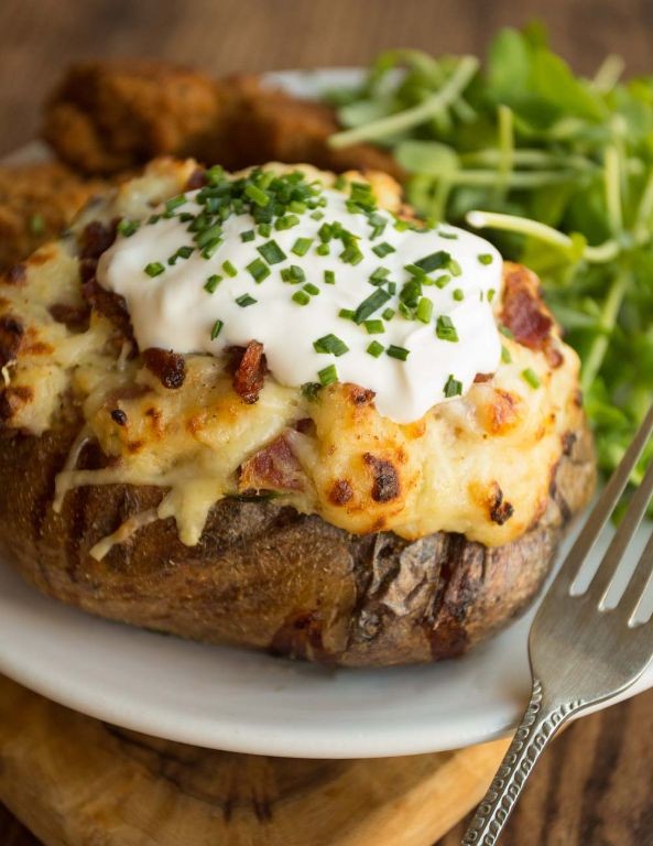Jalapeño Popper Stuffed Potatoes