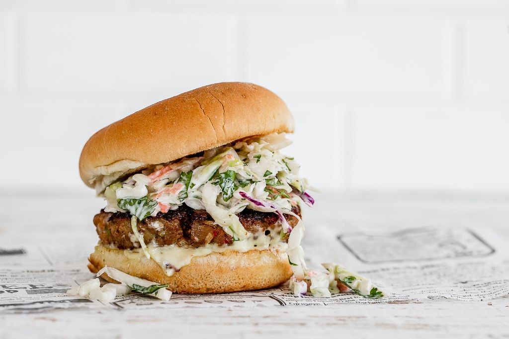 Jerk Chicken Burgers with Jerk Mayo