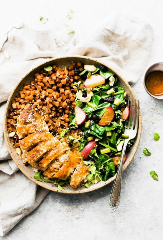 Jerk Chicken Soup with Sweet Potatoes and Kale