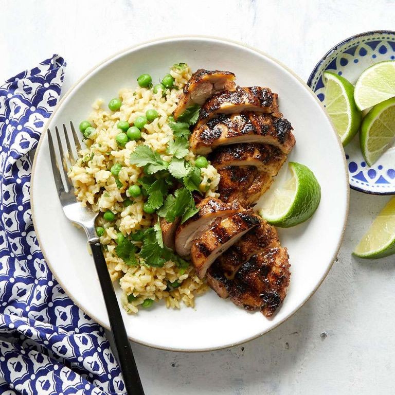 Jerk Chicken and Rice with Coconut Milk