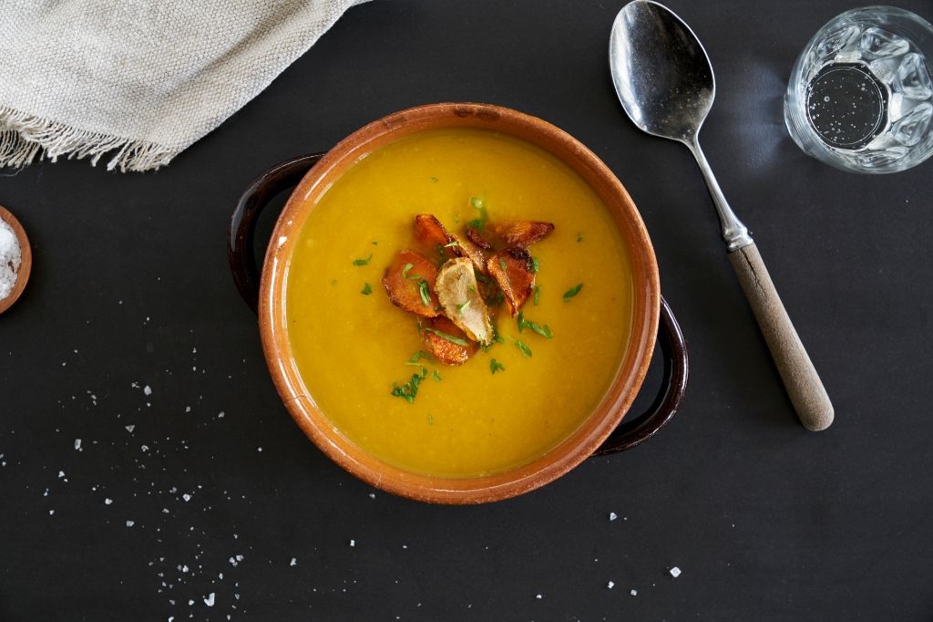 Jerusalem Artichoke and Carrot Soup