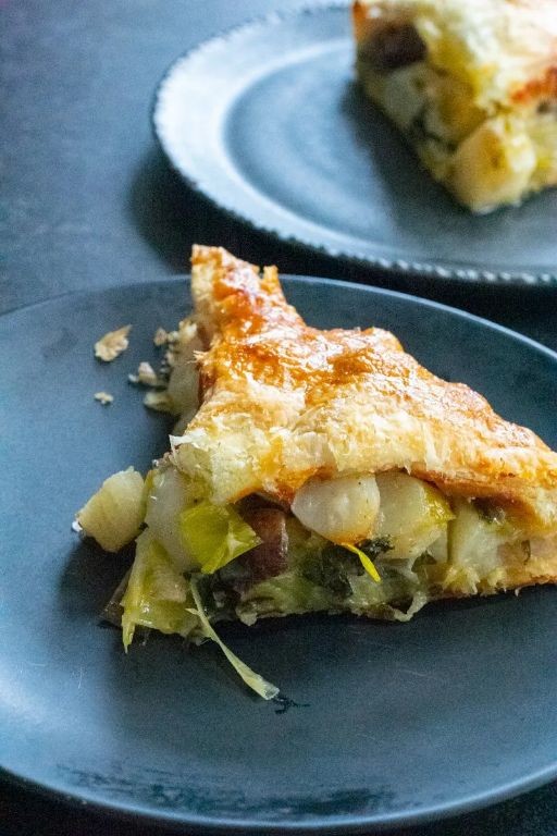 Jerusalem Artichoke and Leek Tart
