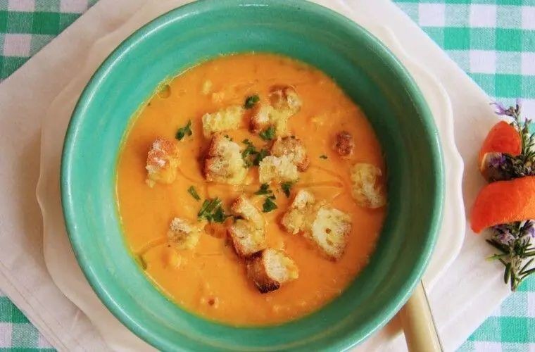 Jerusalem Artichoke and Pumpkin Soup
