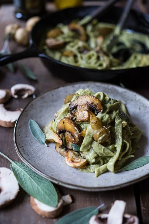 Jerusalem Artichoke and Sage Pasta