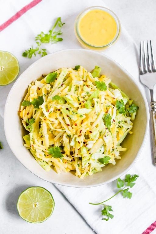 Jicama Mango Slaw
