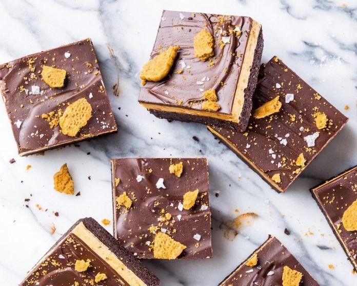 Kahlua Brownies with Espresso Glaze
