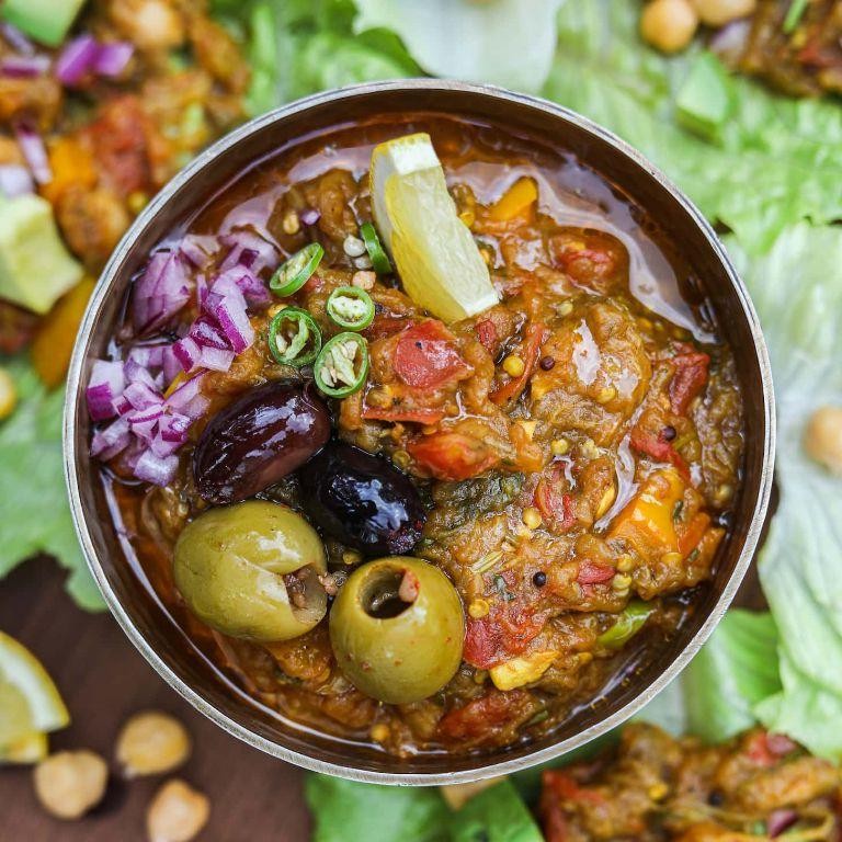 Kale and Eggplant Bharta