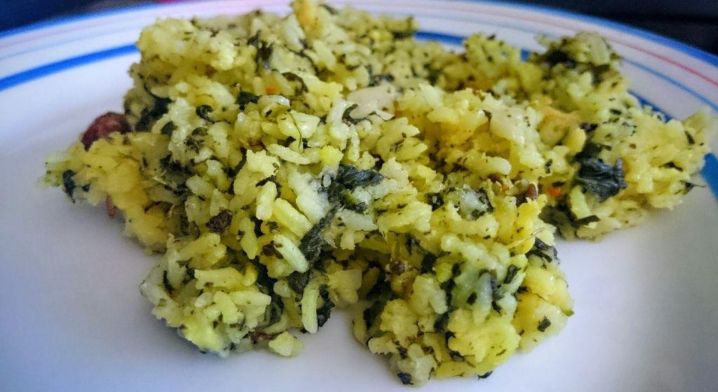 Kale and Moong Dal Khichdi