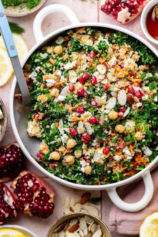 Kale and Pomegranate Superfood Salad